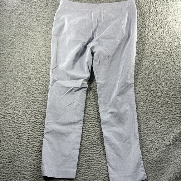 GUIDE BOAT COMPANY PANTS WOMENS 32 BLUE WHITE STRIPE FITS 34x28 MADE IN ITALY - Picture 6 of 10